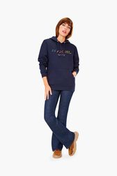 Hoodie à capuche rykiel paris Navy vue de détail 1