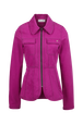 Denim Fushia Jacket Fuchsia front view