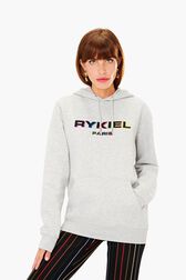 Hoodie à capuche rykiel paris Gris vue de détail 1