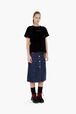 Women Velvet T-shirt Black details view 1