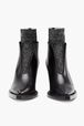 Rykiel Boots in Leather and Lurex Mesh Black details view 2