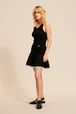 Women Tailored Tank Dress Black details view 1