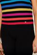 Sweater manches courtes Big Poor Boy rayé femme Multico raye rf vue de détail 2