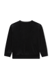 Sweat velours Noir vue de dos