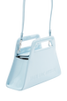 Trapeze vinyl bag Baby blue details view 2