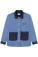 Veste fille denim Brut vue de face