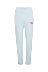 Women Cotton Jogging Pants Baby blue front view