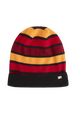 Wool and Cashmere Striped Hat Striped red/orange front view