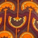 Pull manches longues imprimé motif Vintage Papyrus Orange 