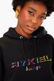 Hoodie à capuche rykiel paris Noir vue de détail 2