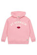 Sweat à capuche fille Rose vue de face