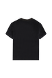 Women Velvet T-shirt Black back view