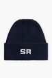 SR Beanie Black/blue front view