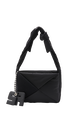 Sac caméra bag demi pull medium en nylon Noir vue de face