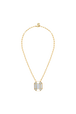 Collier Prism mirror Gold vue de face