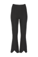 Pantalon maille milano femme Noir vue de face