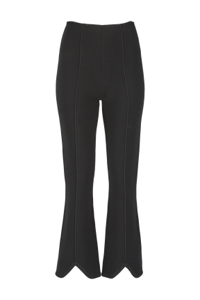Pantalon maille milano femme Noir vue de face