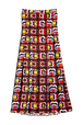 Women May 68 Print Long Skirt Multico crea back view