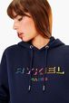 Hoodie à capuche rykiel paris Navy vue de détail 2