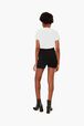 Short en laine SR Noir vue portée de dos