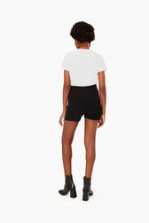 Short en laine SR Noir vue portée de dos