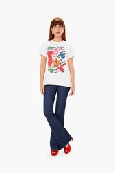 Sketch T-Shirt White front worn view