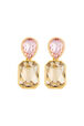 Boucles d'oreilles Superchromatic Rose vue de dos