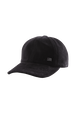 Velvet cap Black front view