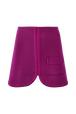 Mini jupe maille milano femme Fuchsia vue de face