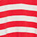 Polo manches longues fille rayé Rouge/vanille 