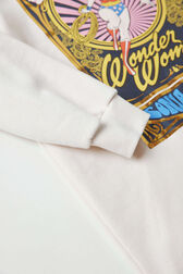 Wonder Woman Girl Sweat Dress Ecru details view 3