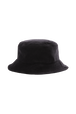 Velvet Bucket Hat Black back view