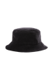 Velvet Bucket Hat Black back view