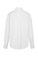 Shirt in cotton with long sleeves White back view