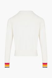 Long Sleeve SR Kiss Vest White back view
