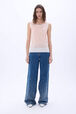 Pull débardeur épingle Peach vue portée de face