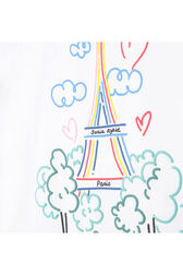 Jersey Girl T-shirt Multico white details view 1