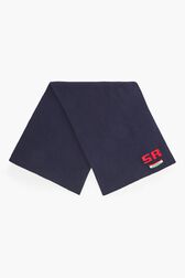 Echarpe SR Raye noir/bleu vue de face