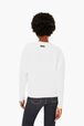 Sonia Rykiel Pictures Crop Sweatshirt White back worn view
