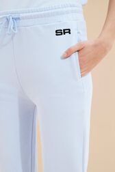Women Sonia Rykiel logo Jogging Pants Baby blue details view 2