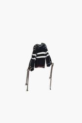 Pins pull Bleu nuit vue de face