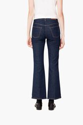 Jean 5-pockets St Germain Blue grey back worn view