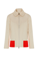 Veste gabardine femme Beige vue de face