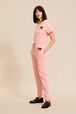 Women Mouth Print Jogging Pants Pink details view 1