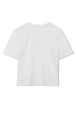 Lips and Signature Tee Ecru back view