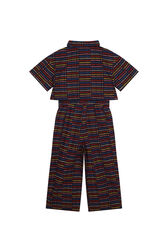 Sonia Rykiel Logo Girl Pants Overalls Multico back view