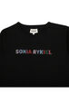 Sonia Rykiel Logo Rhinestone Sweater Black details view 1