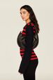 Women Jane Birkin Sweater Black/red details view 3