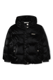 Noir Emblem Doudoune Black front view
