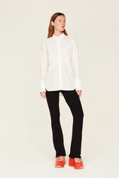 Chemise popeline femme Blanc vue de détail 4